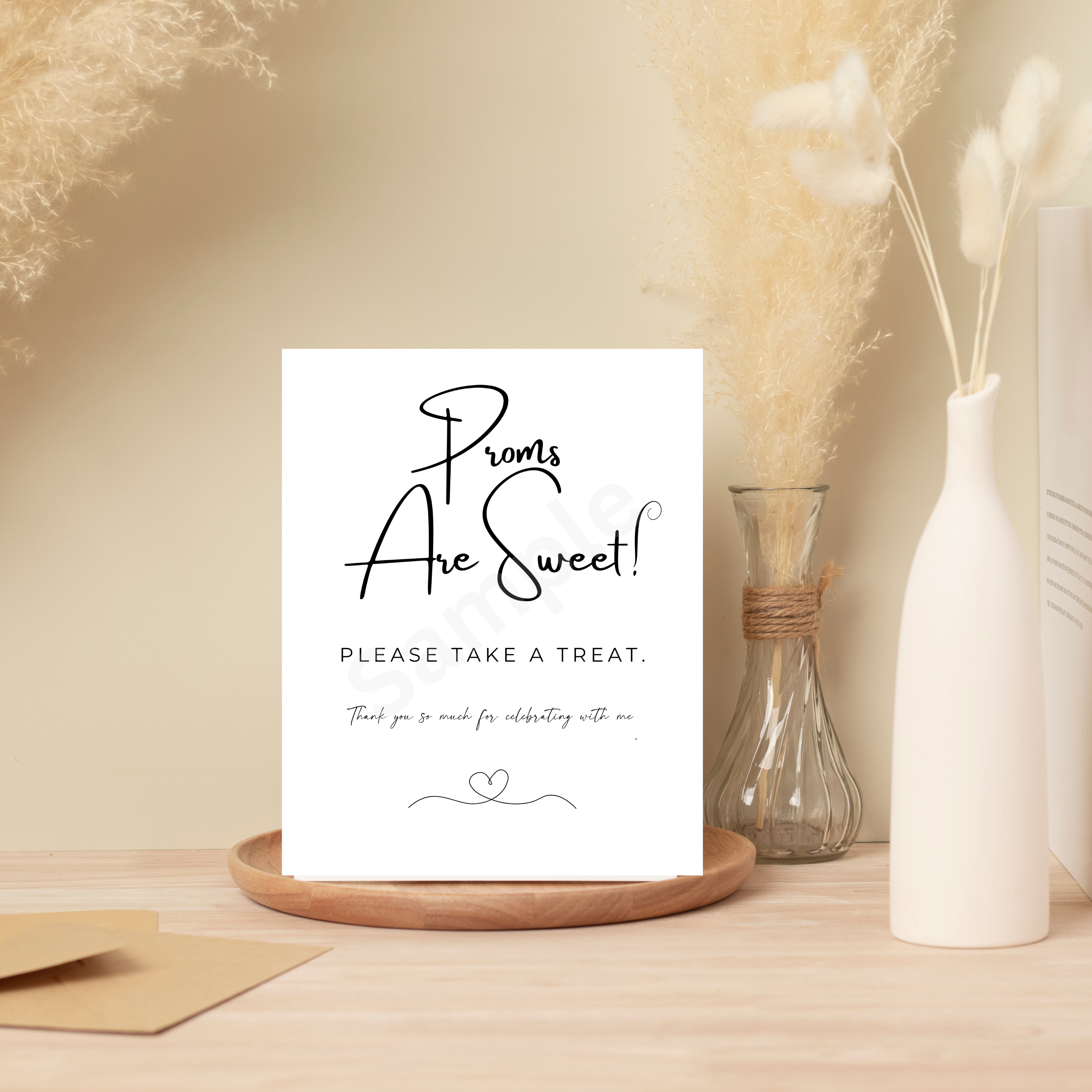 Prom Party Sweet Treat Table Sign