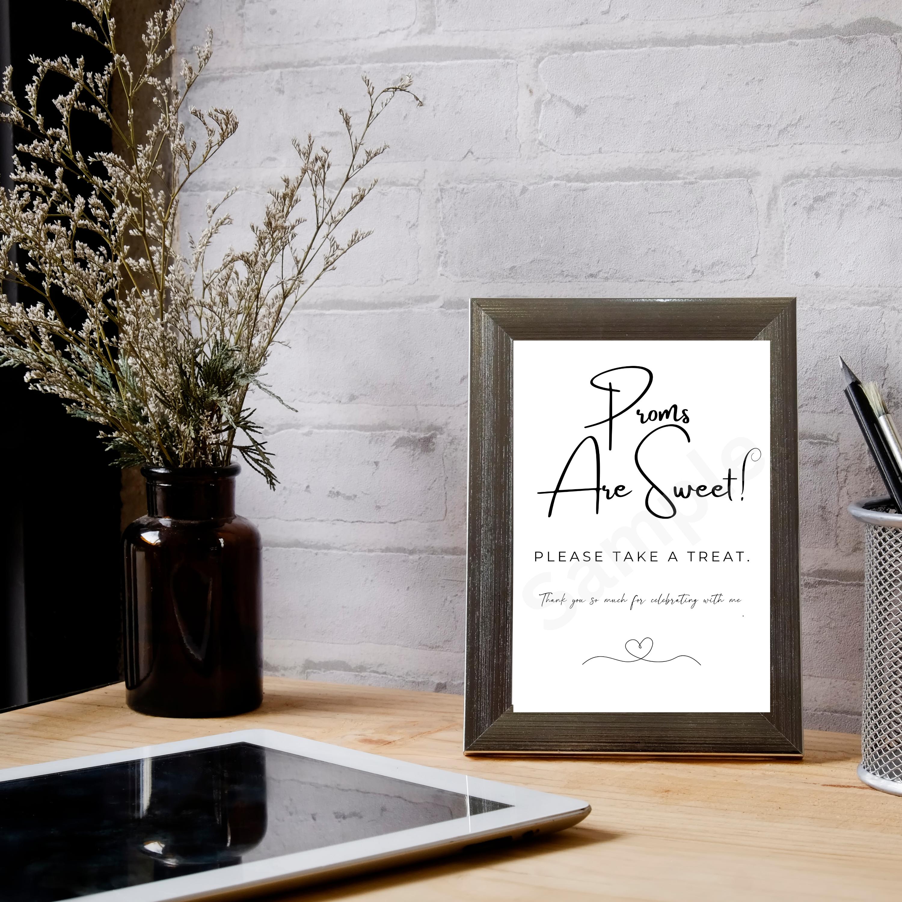 Prom Party Sweet Treat Table Sign