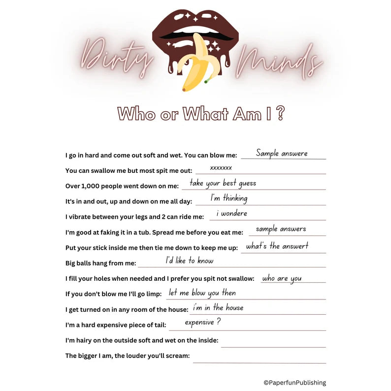 Girls Night Game Bundle Instant Download