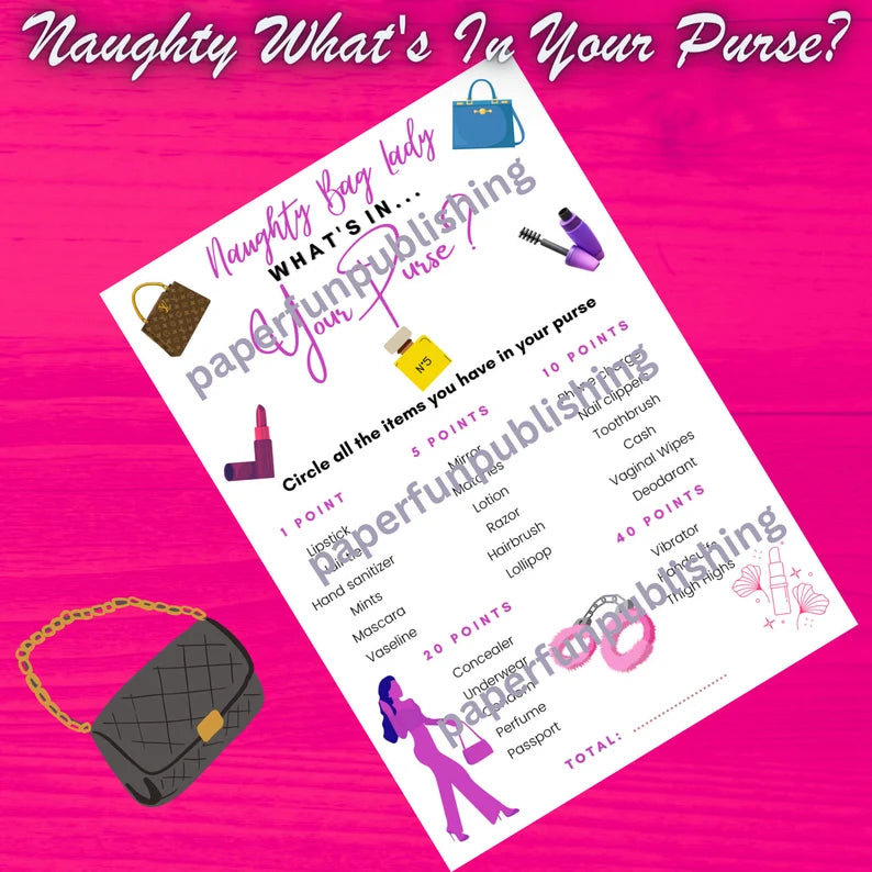 Girls Night Game Bundle Instant Download