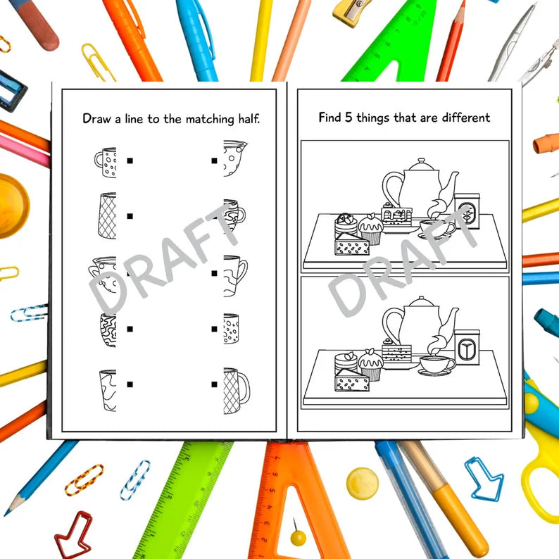 Tea Party Activity Book