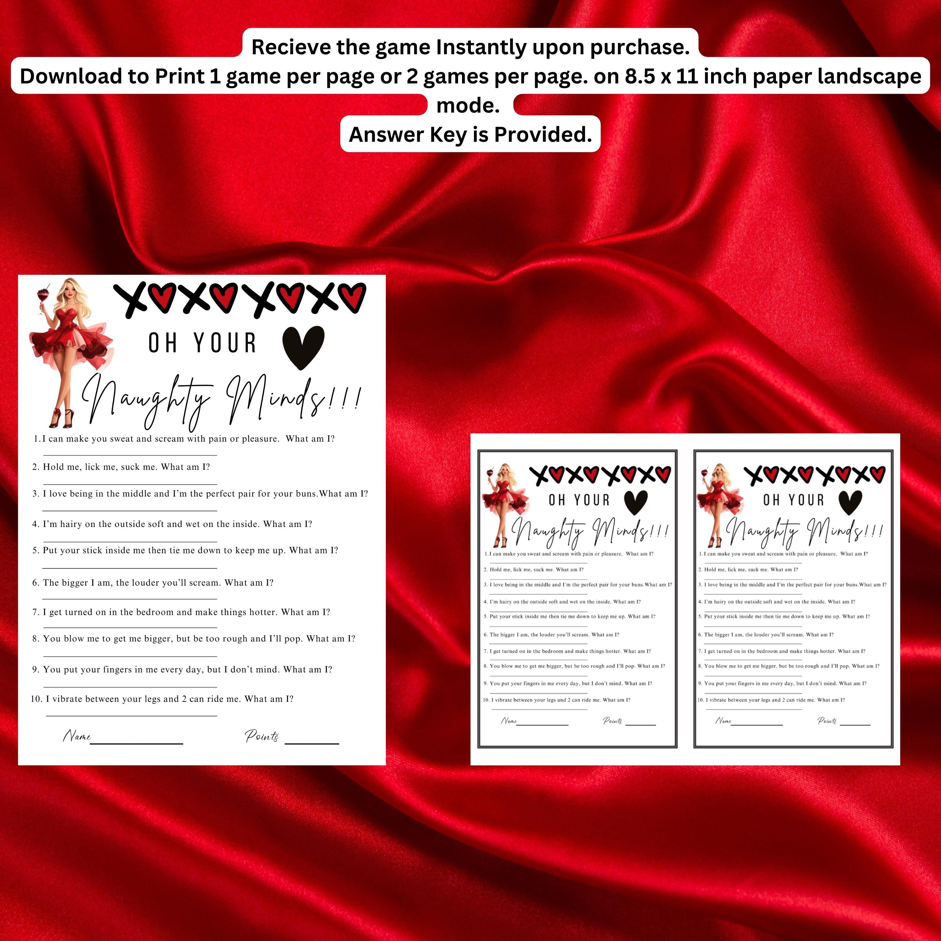 Girls Night | Girls Night Games | Ladies Night | Ladies Night Games | Girl Night In Galentines Games | Girl Night Out Game | Galentines