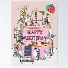 Tarjetas de poeta y pintor | Tarjetas de cumpleaños para adultos | Tarjetas de mapas mentales para cumpleaños