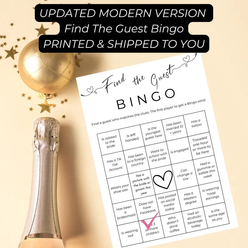 Wedding Table Game, Wedding Games, Wedding Games Bingo, Wedding Bingo, Wedding Games For Table, Reception Games For Guests