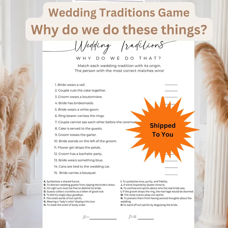 Wedding Table Game, Wedding Games, Wedding Games For Reception, Wedding Traditions, Wedding Games For Table, Reception Games For Guests